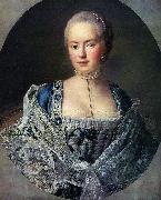 Francois-Hubert Drouais Portrait of Countess Darya Petrovna Saltykova oil painting reproduction